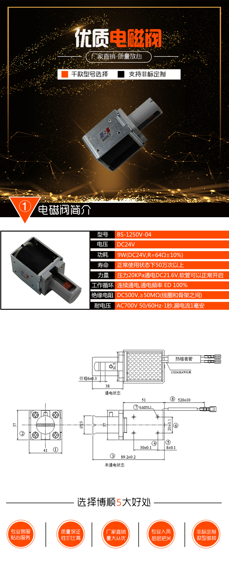 电磁阀BS-1250V-04